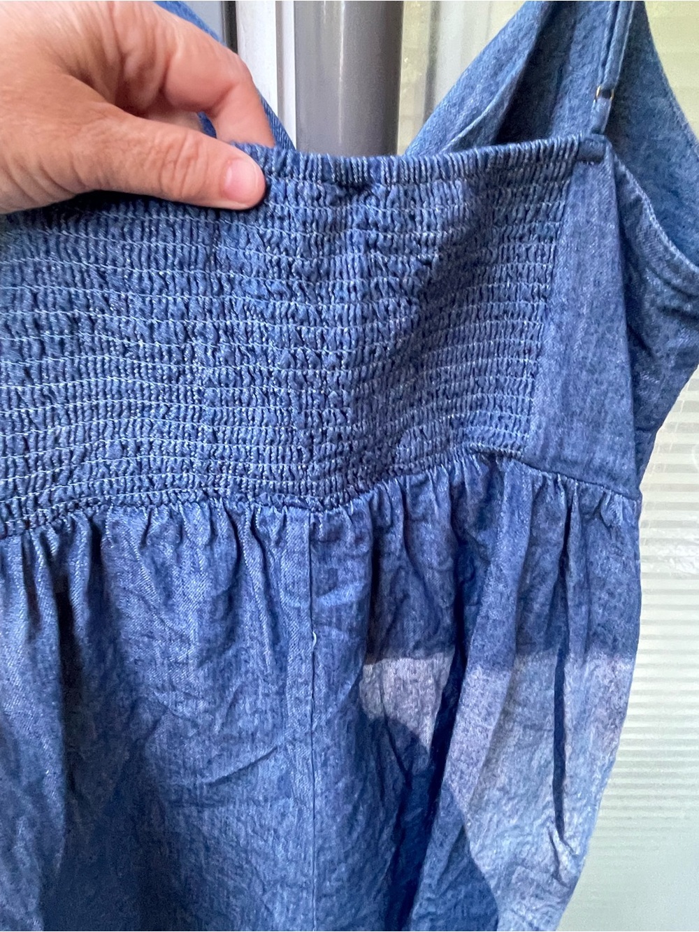 Adorable Romper with Pockets.Adorable with Peep hole which makes it Sexy!! - Picture 3 of 12